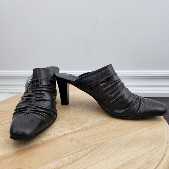 Brighton rubens krinkle mules - Picture 7 of 10